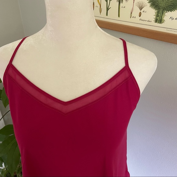 Lululemon Final Count Tank Ruby Red Size 6 - Picture 6 of 10